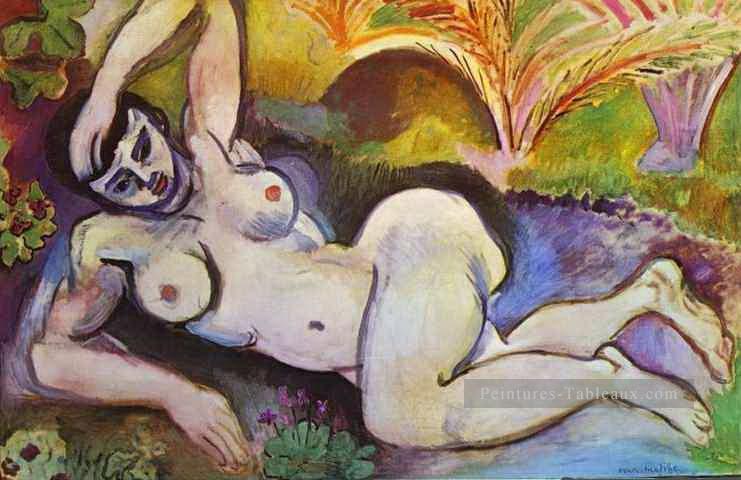 Blue Nue Souvenir de Biskra 1907 fauvisme abstrait Henri Matisse Peintures à l'huile